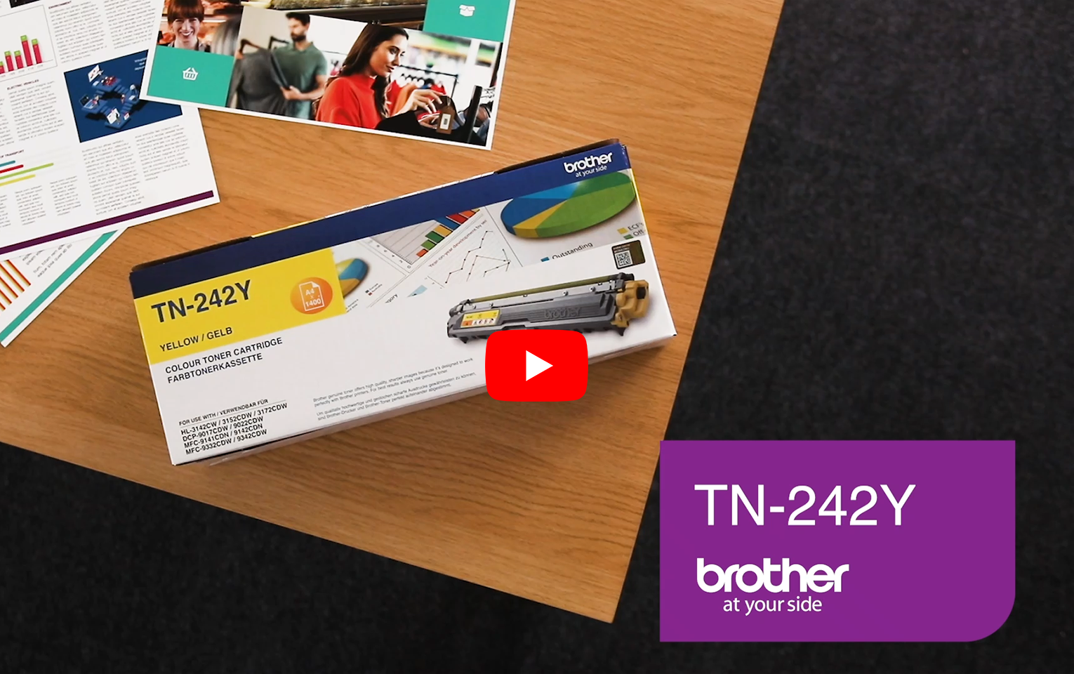 Brother TN-242Y Tonerkartusche – Gelb 5